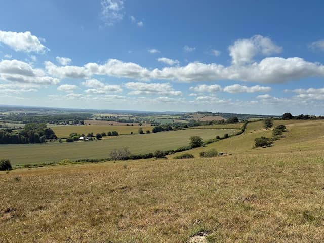 Farthing Common North Downs Scenic Viewpoint Memorial Bench - Image 1