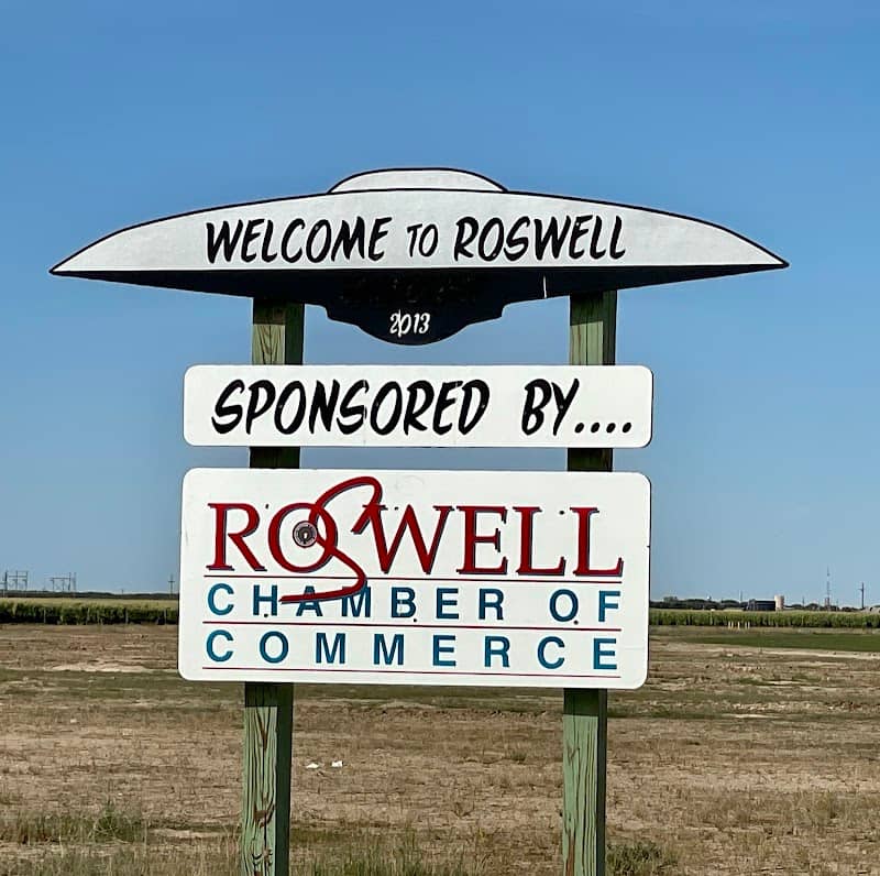 Roswell, NM Welcome Sign - Image 1