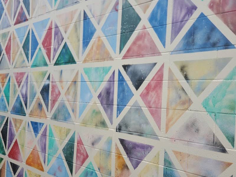 Triangles Mural - Image 1