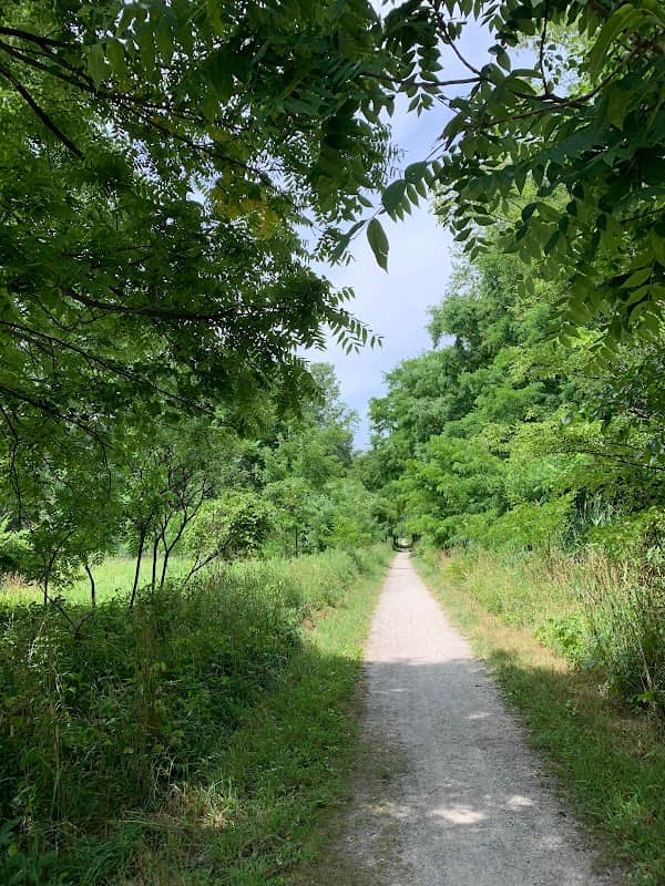 Ojibway Prairie Provincial Nature Reserve Parking lot and trail head - Image 1