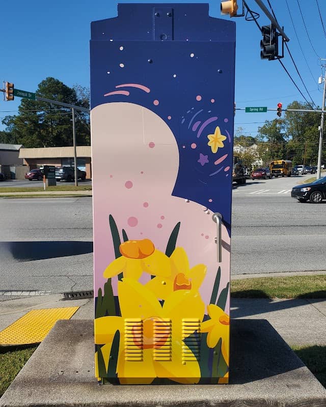 Jonquil Utility Box Mural – Spring Rd SE & Jonquil Dr SE (City of Smyrna) - Image 2