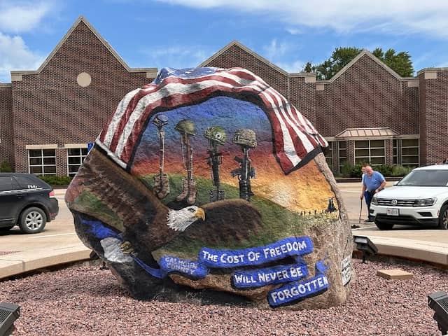 Calhoun County, Rockwell City Iowa Freedom Rock - Image 2