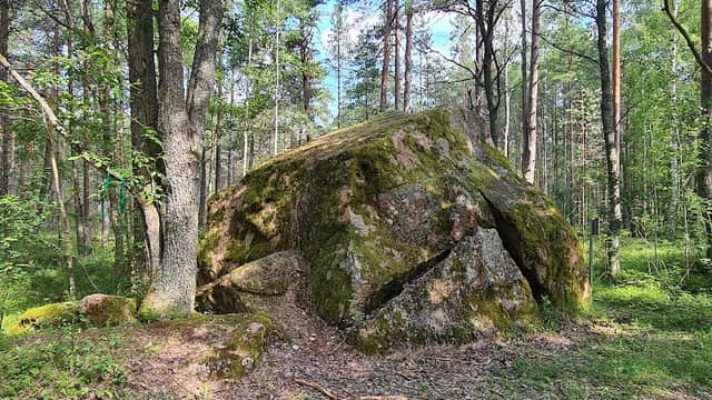 Ancient sacrificial stone "Aidakivi" (heritage of Estonia) - Image 1