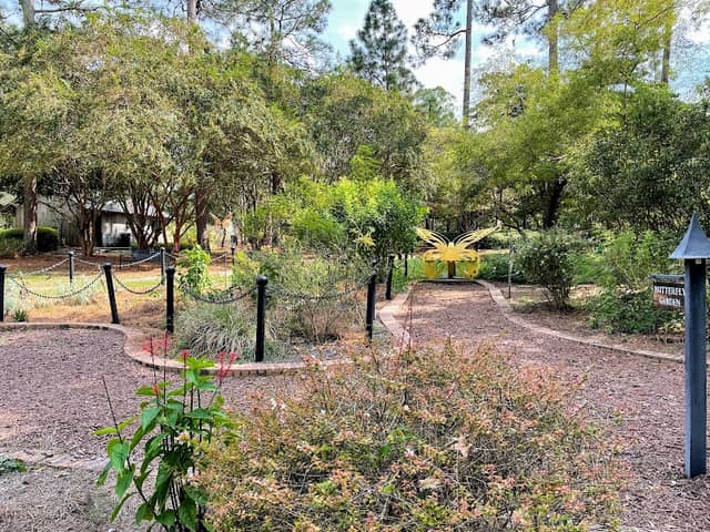 Butterfly Garden area inside Swan Lake Iris Gardens - Image 3