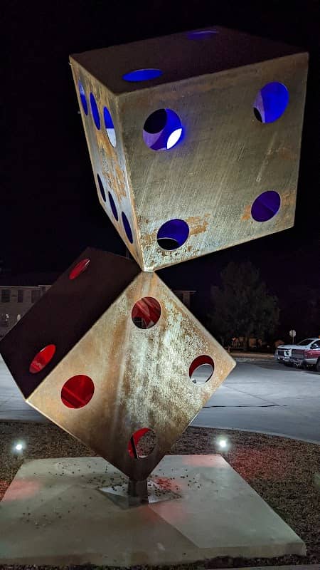 Eighter from Decatur Dice Sculpture - Image 2