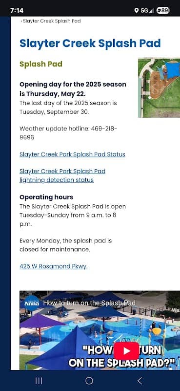 Slayter Creek Splash Pad - Image 1
