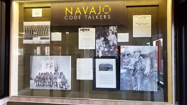 Navajo Code Talkers Exhibit - Inside Burger King - Image 1