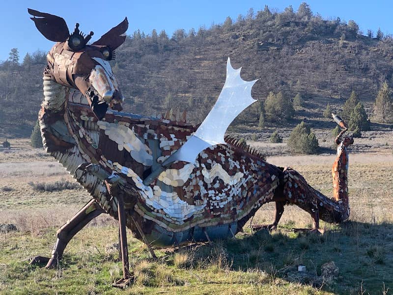 Priscilla Dragon Sculpture - Image 1