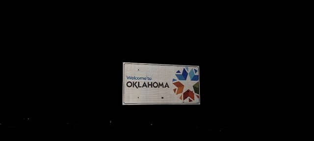 Welcome to Oklahoma Sign - Image 1