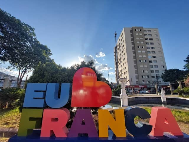 Placa Eu Amo Franca - Image 1