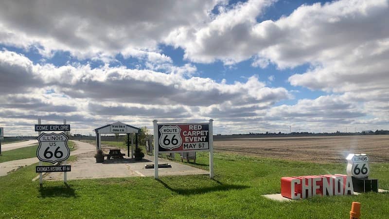 Route 66 of Chenoa, IL Roadside Attraction Tourist Info - Image 1
