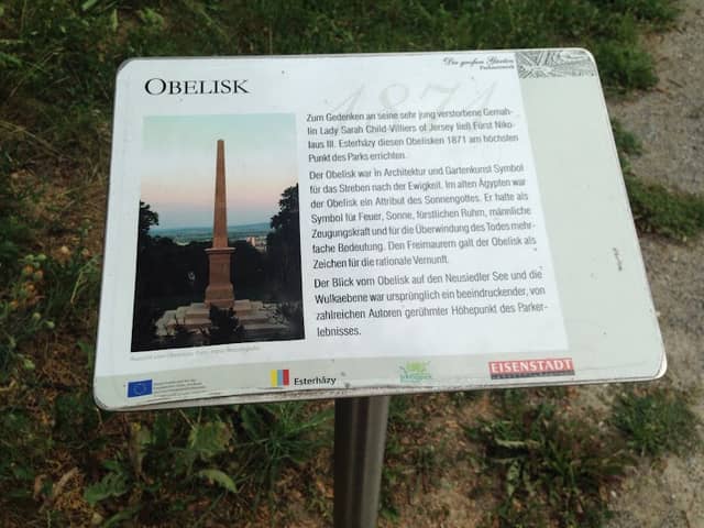 Obelisk im Schlosspark Eisenstadt - Image 2