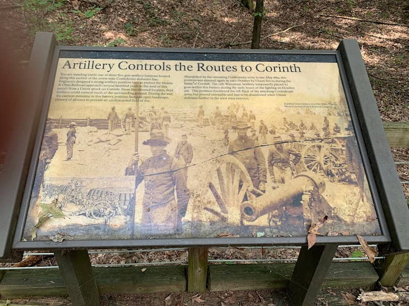 Corinth Confederate Earthworks Siege Line - Image 1