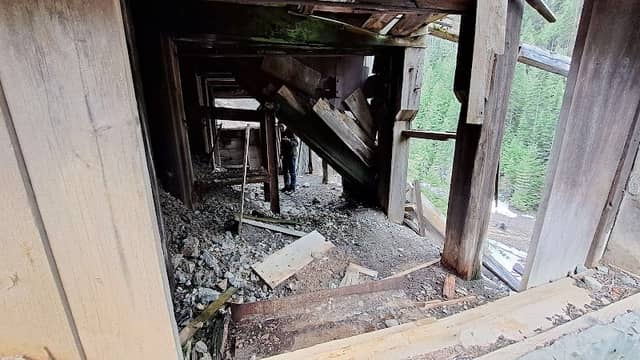 Carlisle Mill Ore Chute & Minecart Trestle - Image 1