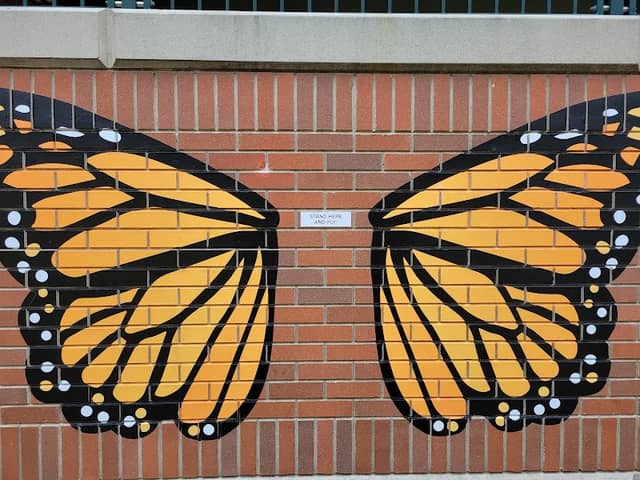 Monarch Butterfly Photo Op Mural - Image 2