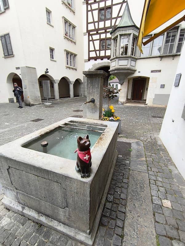 Brunnen mit Katze - Image 2