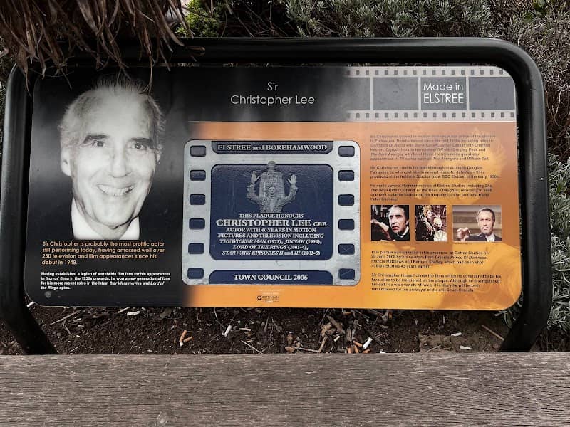 Christopher Lee Memorial Plaque - Image 1