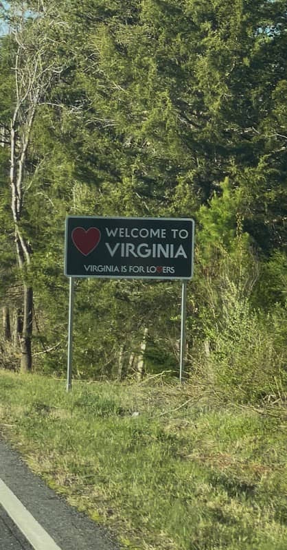 Welcome to Virginia (state sign - Halifax County) - Image 1