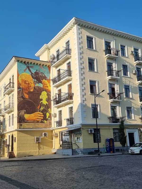 რეზო გაბრიაძე. wall painting. - Image 1