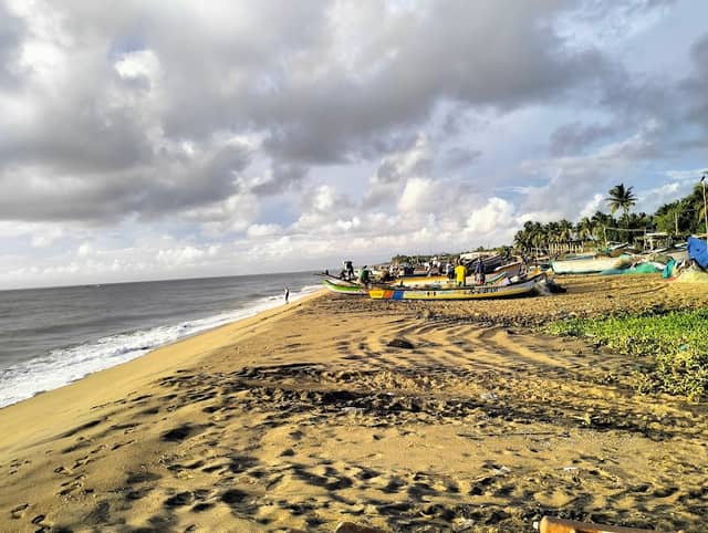 Periya kalapet beach - south entrence - Image 1