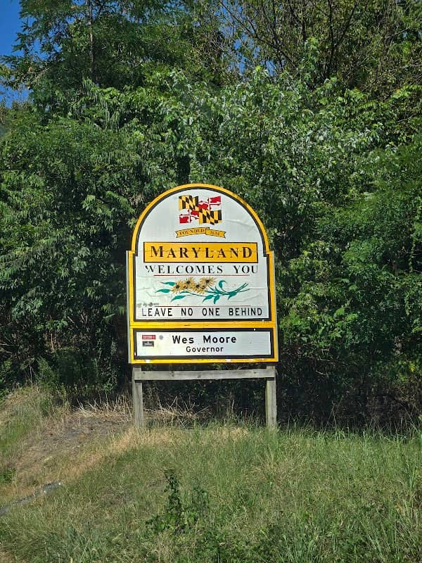 Maryland Welcome Sign - Image 2