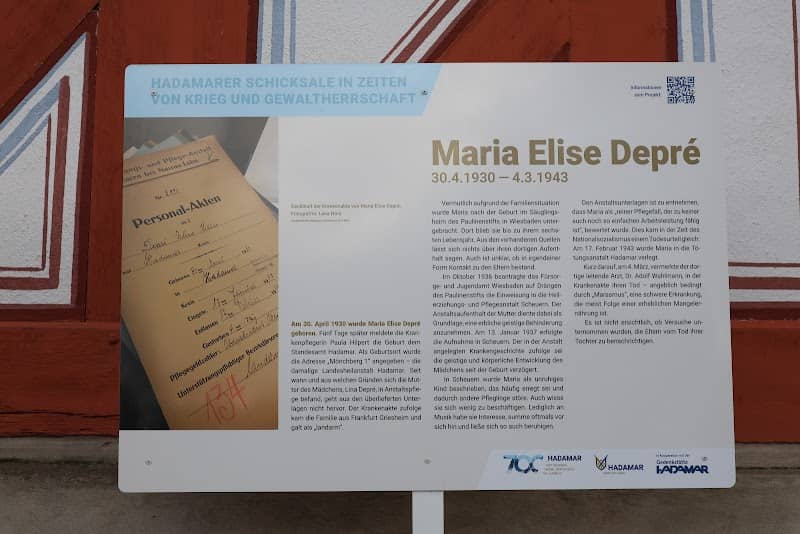 Maria Elise Depré - Ausstellungstafel - Image 1