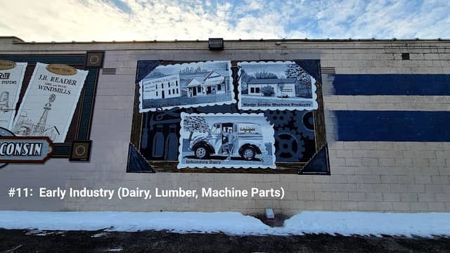 Walldog Mural #10: Early Industry - Image 1
