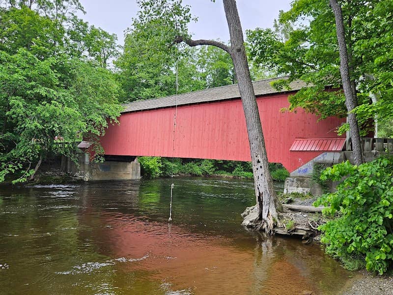 Historic Eagleville Covered Bridge - Image 1