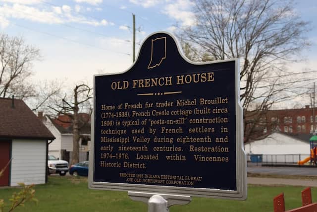 Vincennes State Historic Sites' Old French House - Image 1