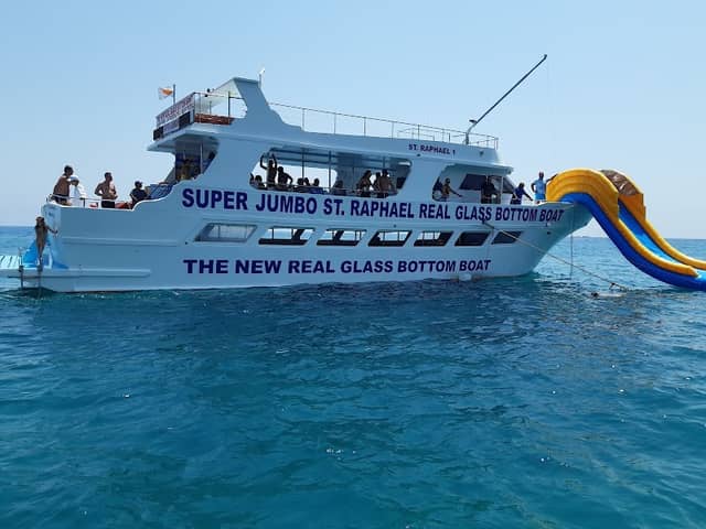 The Paphos Super Jumbo Real Glass Bottom Boat - Image 1
