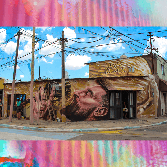 Mural Messi Copa del Mundo Qatar 2022 - Image 1