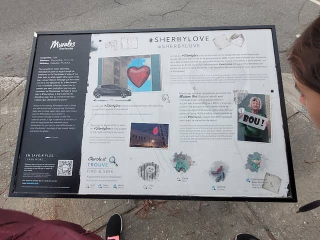 Sherbrooke mural #7: MURALE #SHERBYLOVE (murale #7) - Image 1