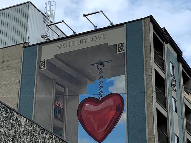 Sherbrooke mural #7: MURALE #SHERBYLOVE (murale #7) - Image 2