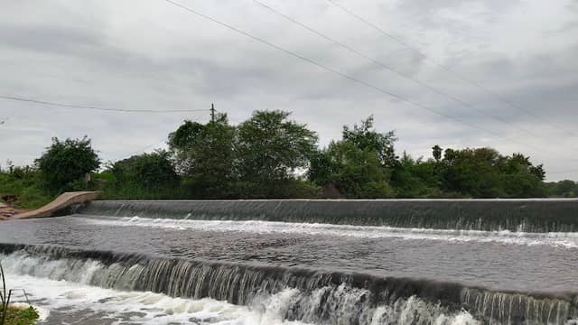 Shameerpet lake Outflow Check Dam. Aliabad. - Image 1