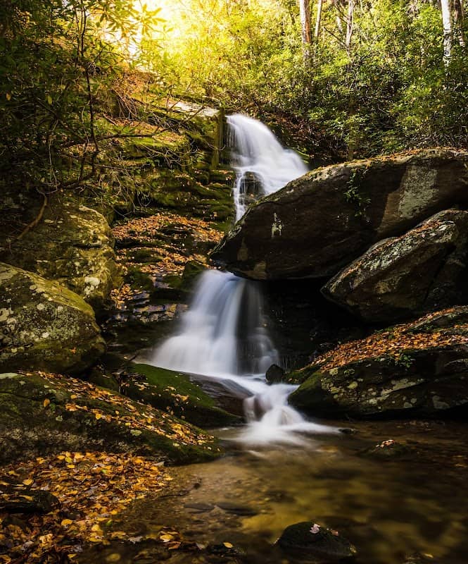 Upper Little Lost Cove Creek Falls - Image 1