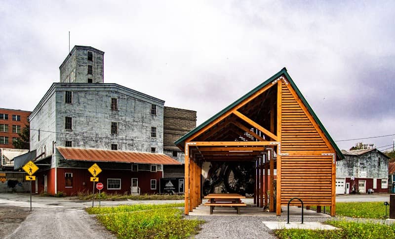 Trailhead Pavilion of the Lamoille Valley Rail Trail Extension - Image 1
