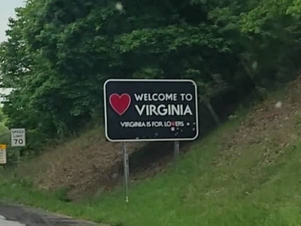 Welcome to Virginia sign - Image 2