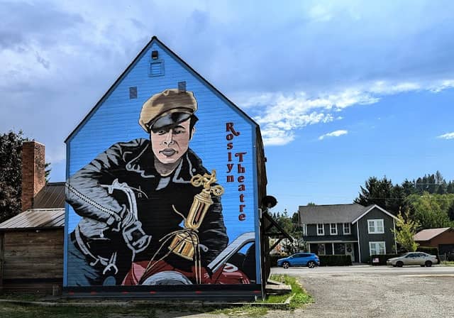 Marlon Brando Motorcycle Mural - Image 1