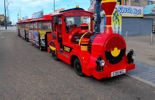 "The Great Yarmouth Train Experience RED Train" (Britannia Pier - Wellington Pier - Pleasure Beach - Britannia Pier) - Image 1