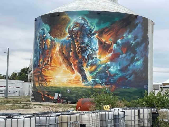 'Prairie Thunder' Mural - Image 1