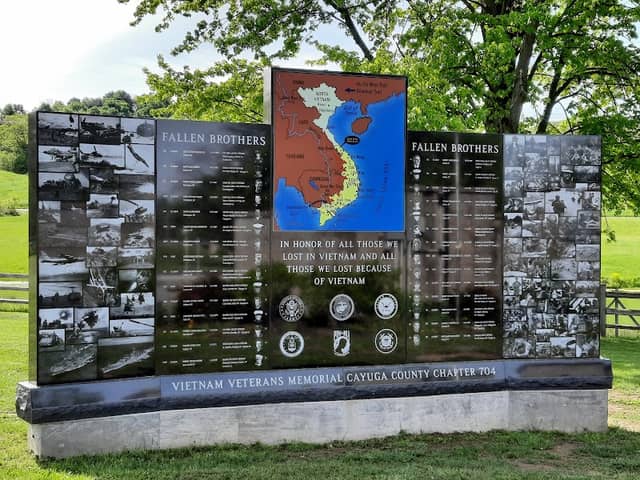 Vietnam Veterans Memorial Cayuga County Chapter 704 - Image 1