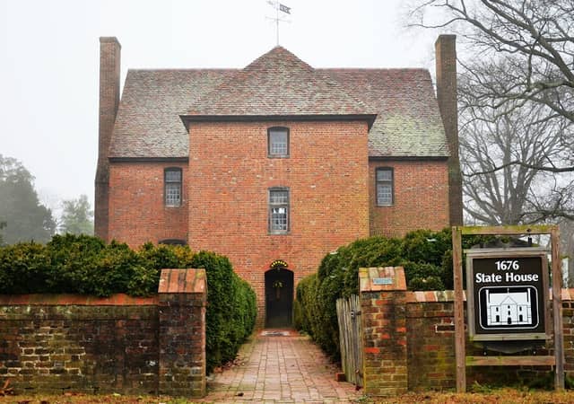Reconstructed State House of Historic St. Mary's City - Image 1