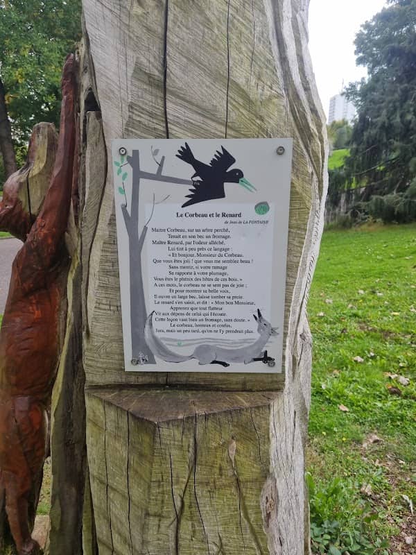 Sculpture - Le Corbeau et le Renard (La Fontaine) - Image 2