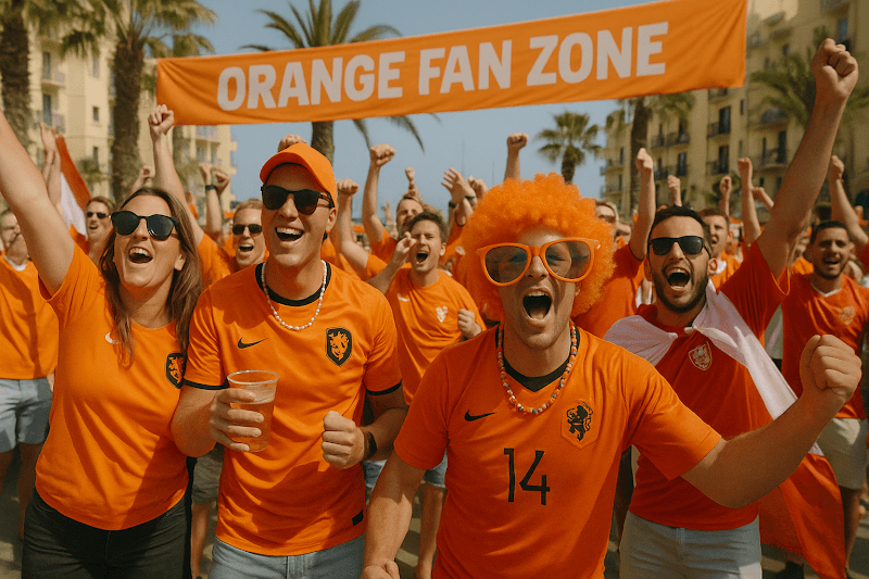 Orange Fan Zone Malta - Image 1