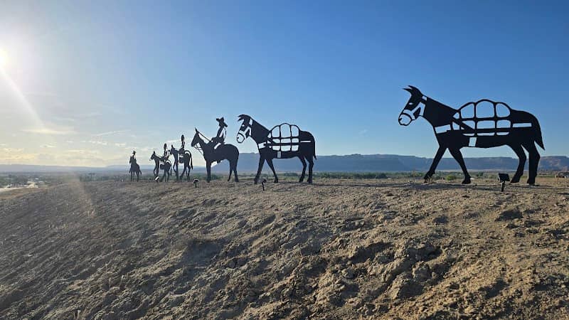 Old Spanish National Historic Trail Silhouettes - Image 1