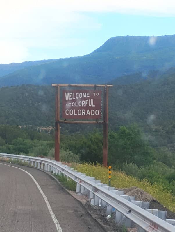 Welcome to Colorful Colorado Sign - Image 1