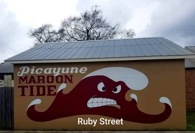 Picayune Maroon Tide Mural - Image 1