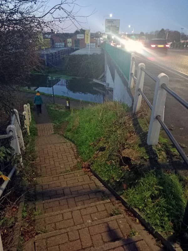 Belton Road Bridge steps - Image 1