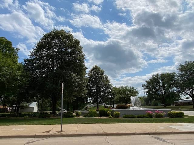Charles City Memorial Park Fountain - Image 1