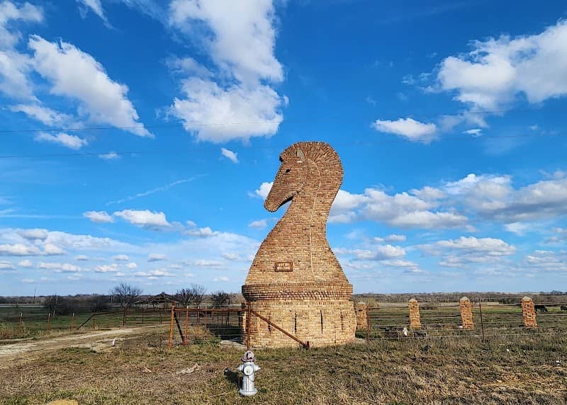 Giant Horse Chess Piece - Image 1